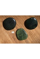 Nefriet (jade) edelsteen schijfsteen Nefriet (jade) edelsteen schijfsteen