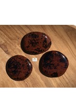 Obsidiaan mahonie schijfsteen Obsidiaan mahonie schijfsteen