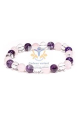 Gouden driehoek kralen armband 8 mm Gouden driehoek kralen armband 8 mm