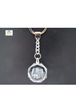 Olifant sleutelhanger 3D glas cadeau