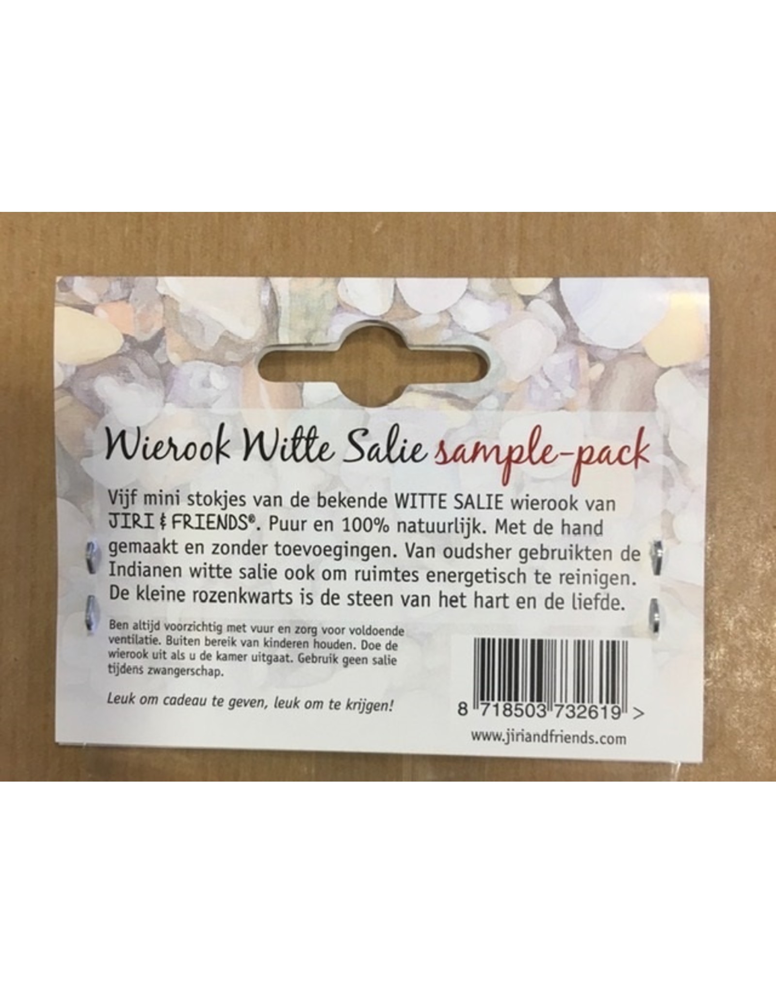 Jiri en Friends 100% natuurlijk Salie wierook Jiri rozenkwarts cadeauset