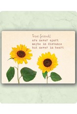 Zintenz Vriendschap zonnebloemen briefkaart