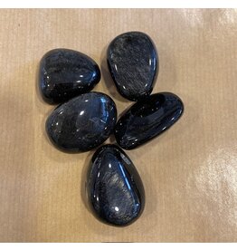 Obsidiaan zilver edelsteen (zilverobsidiaan)