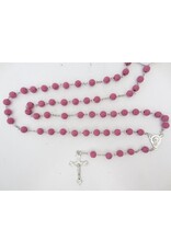Rozenkrans roze met kruis kralen Rozenkrans roze met kruis kralen