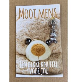 Mooi mens kaarten Mooi mens een dikke knuffel