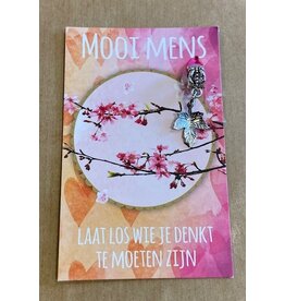 Mooi mens kaarten Mooi mens kaartje laat los