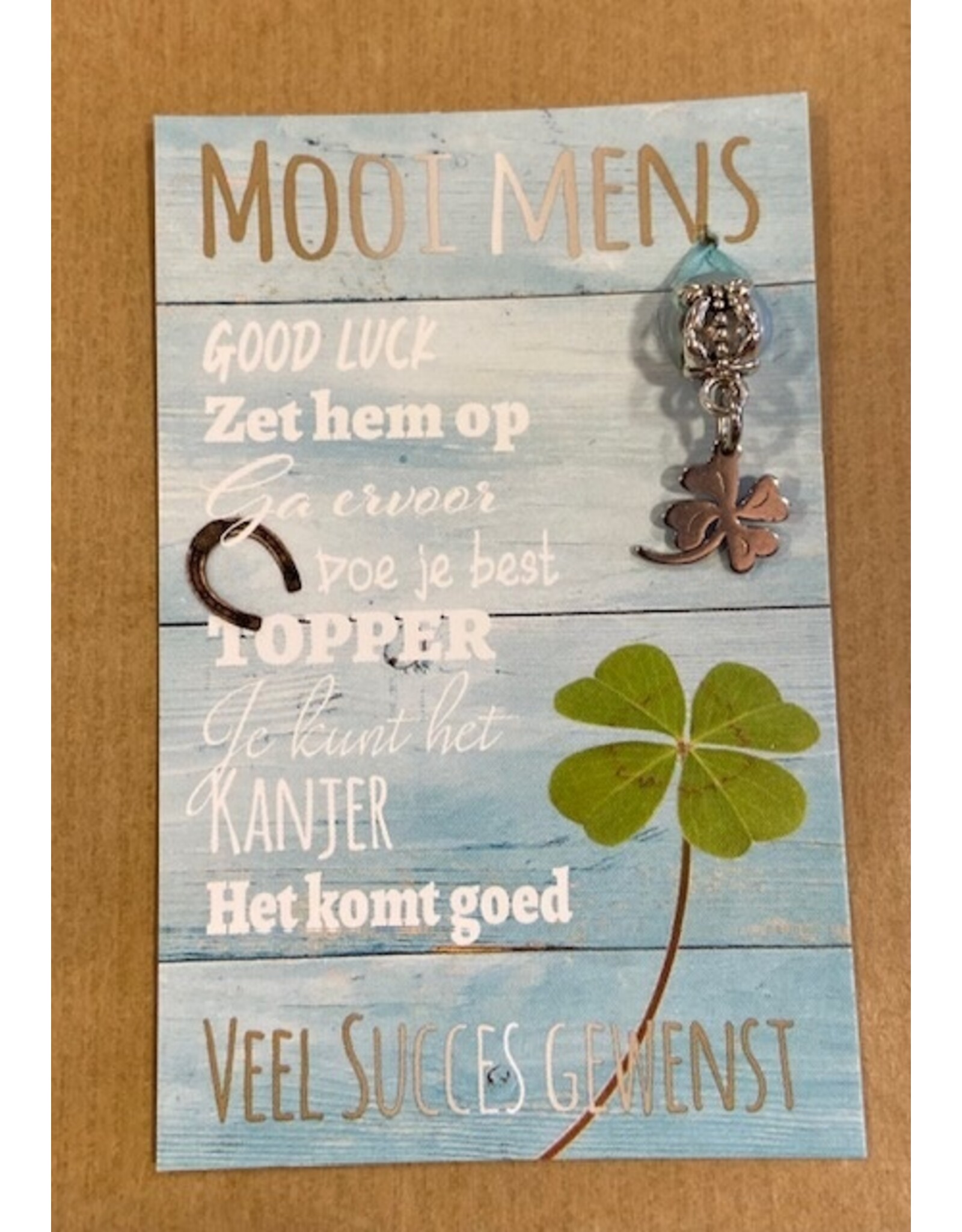 Mooi mens kaarten Mooi mens geluk veel succes klein kaartje