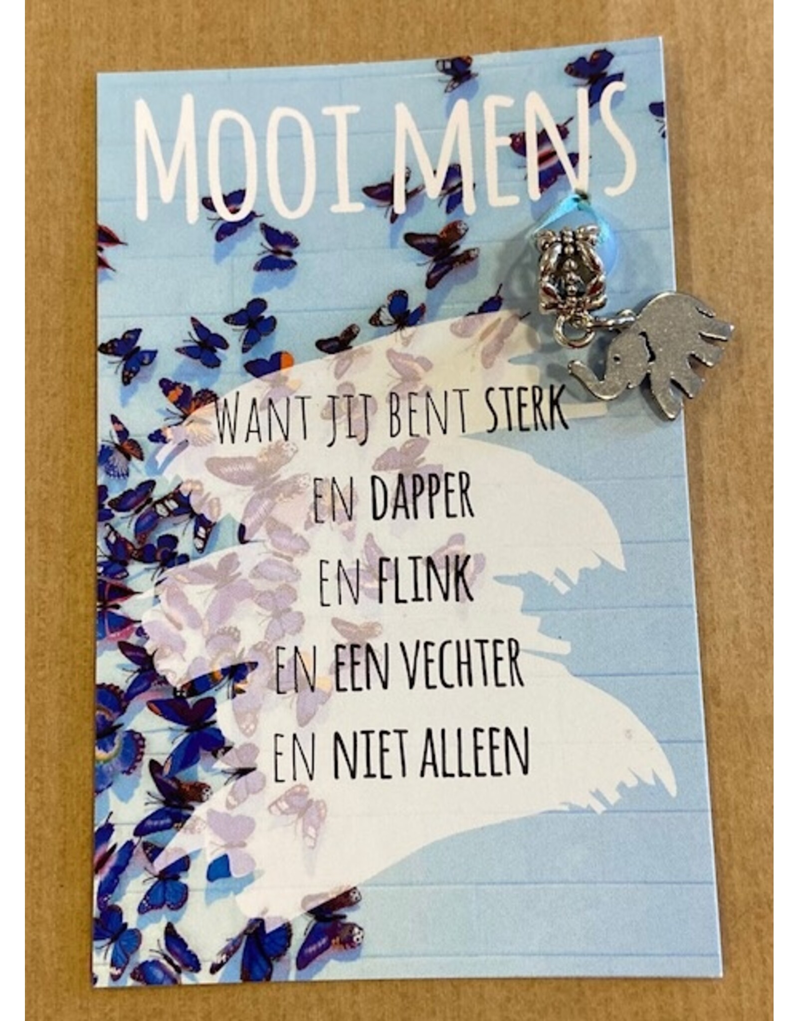 Mooi mens kaarten Mooi mens sterk en dapper steun