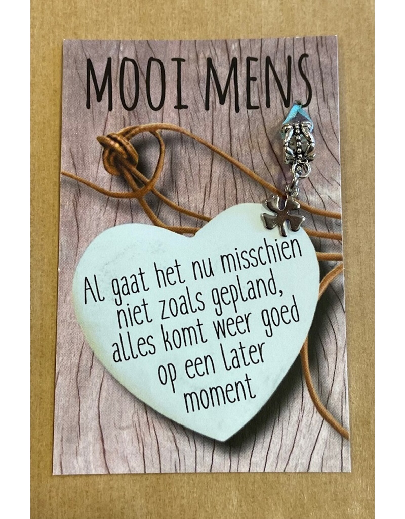 Mooi mens kaarten Mooi mens alles komt weer goed kaartje