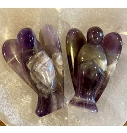 Amethist engel beeld 4 cm