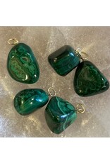 Malachiet edelsteen hanger Malachiet edelsteen hanger