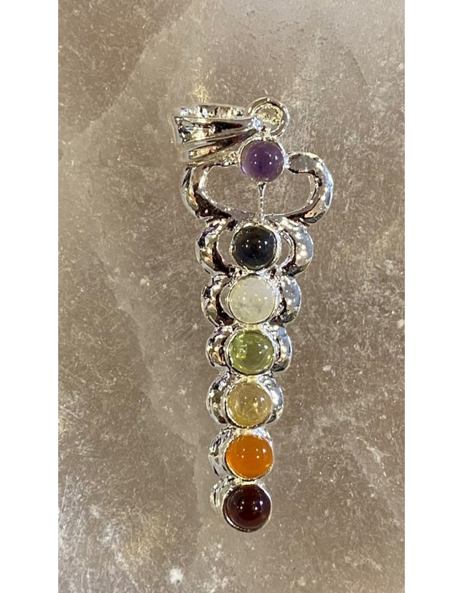 Chakra edelstenen hanger