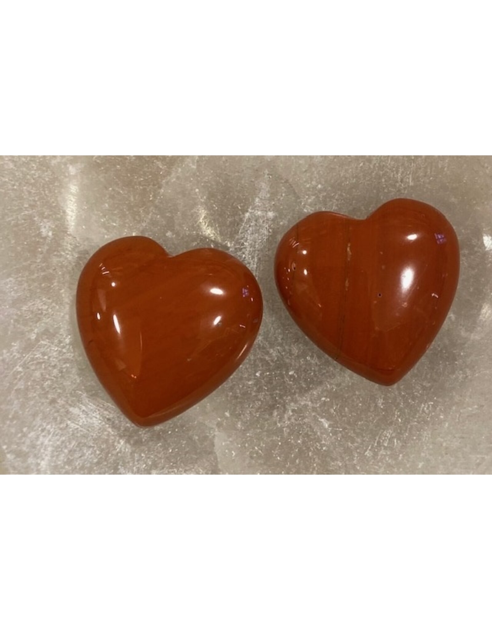 Jaspis rood edelsteen hart 3 cm