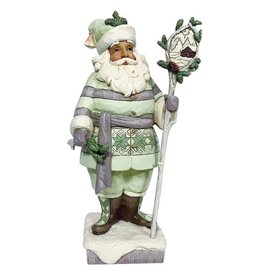 Jim Shore Kerstman White woodland Jim Shore