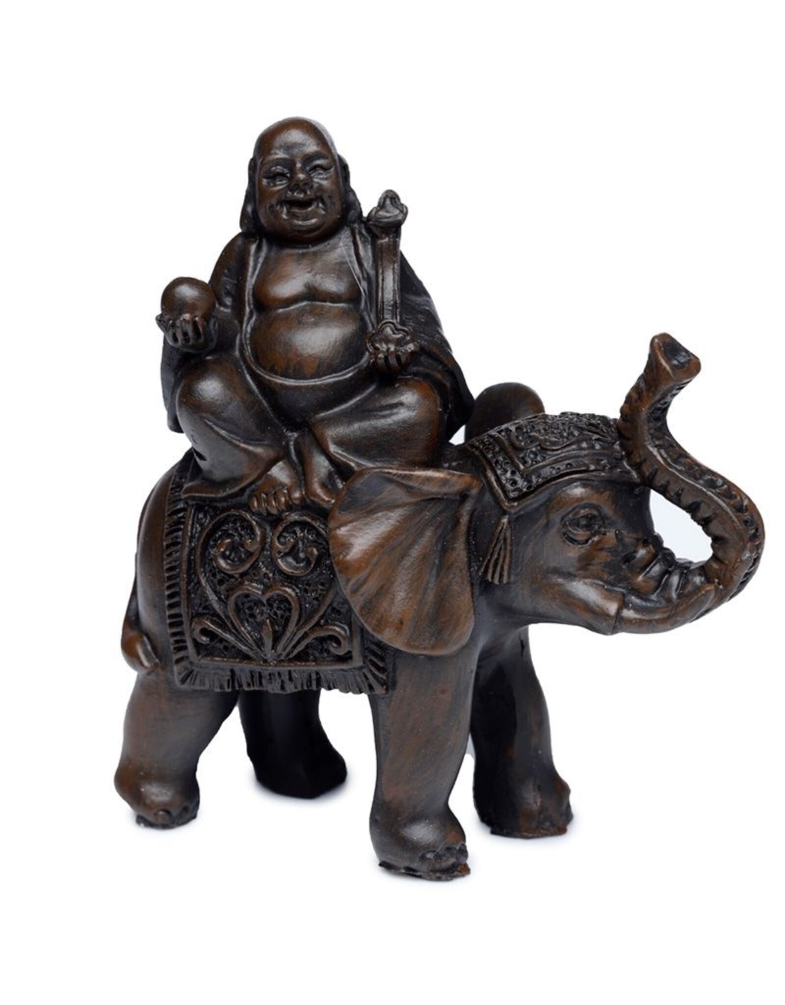 Boeddha zittend op olifant