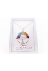 Tree of life ketting met edelstenen