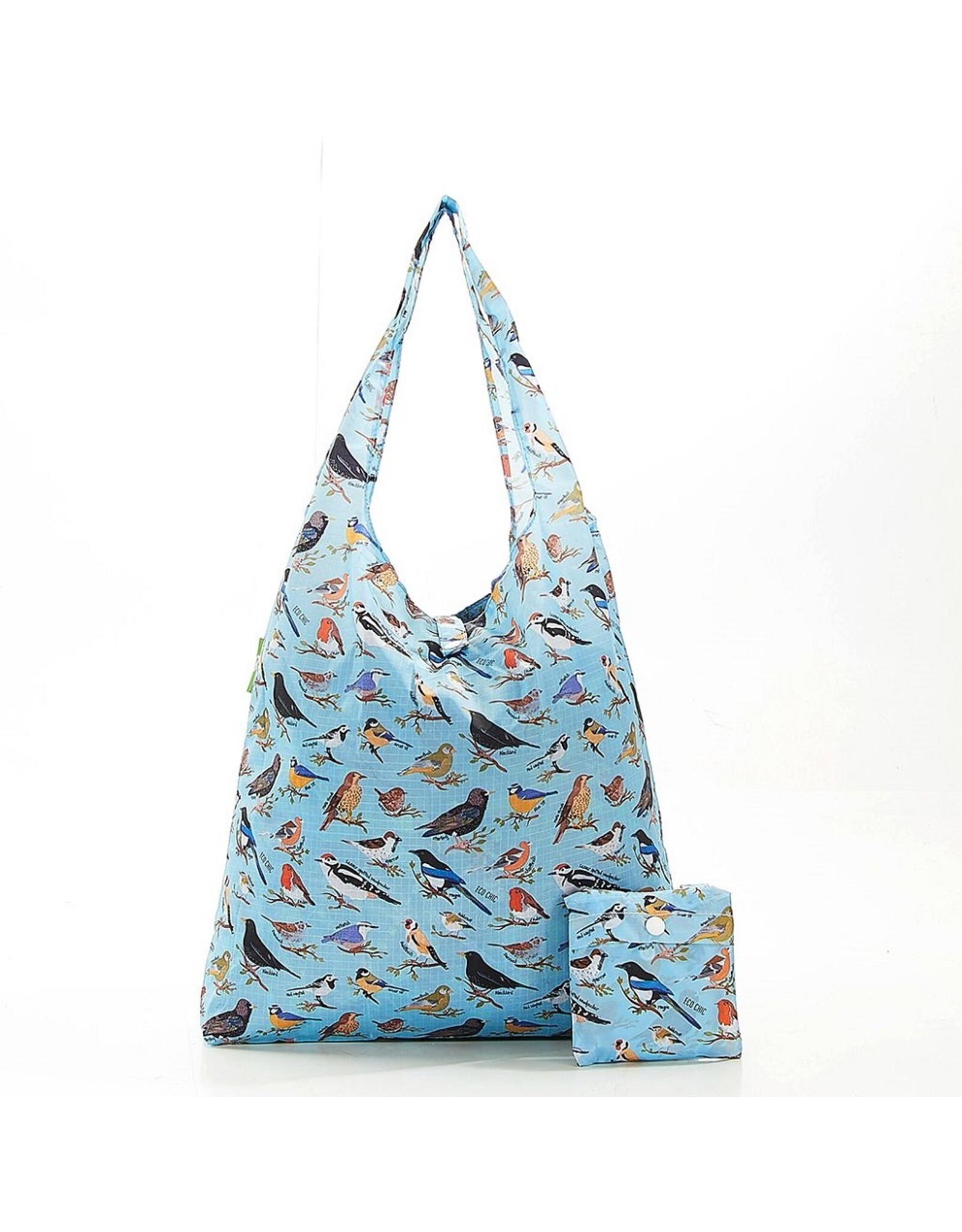 Vogel tas opvouwbaar blauw eco