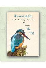 Zintenz Ijsvogel briefkaart secret of life