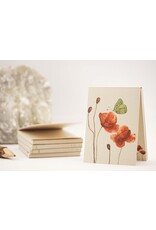 Zintenz Bloknoot klaproos en vlinder BIO Zintenz Bloknoot klaproos en vlinder BIO