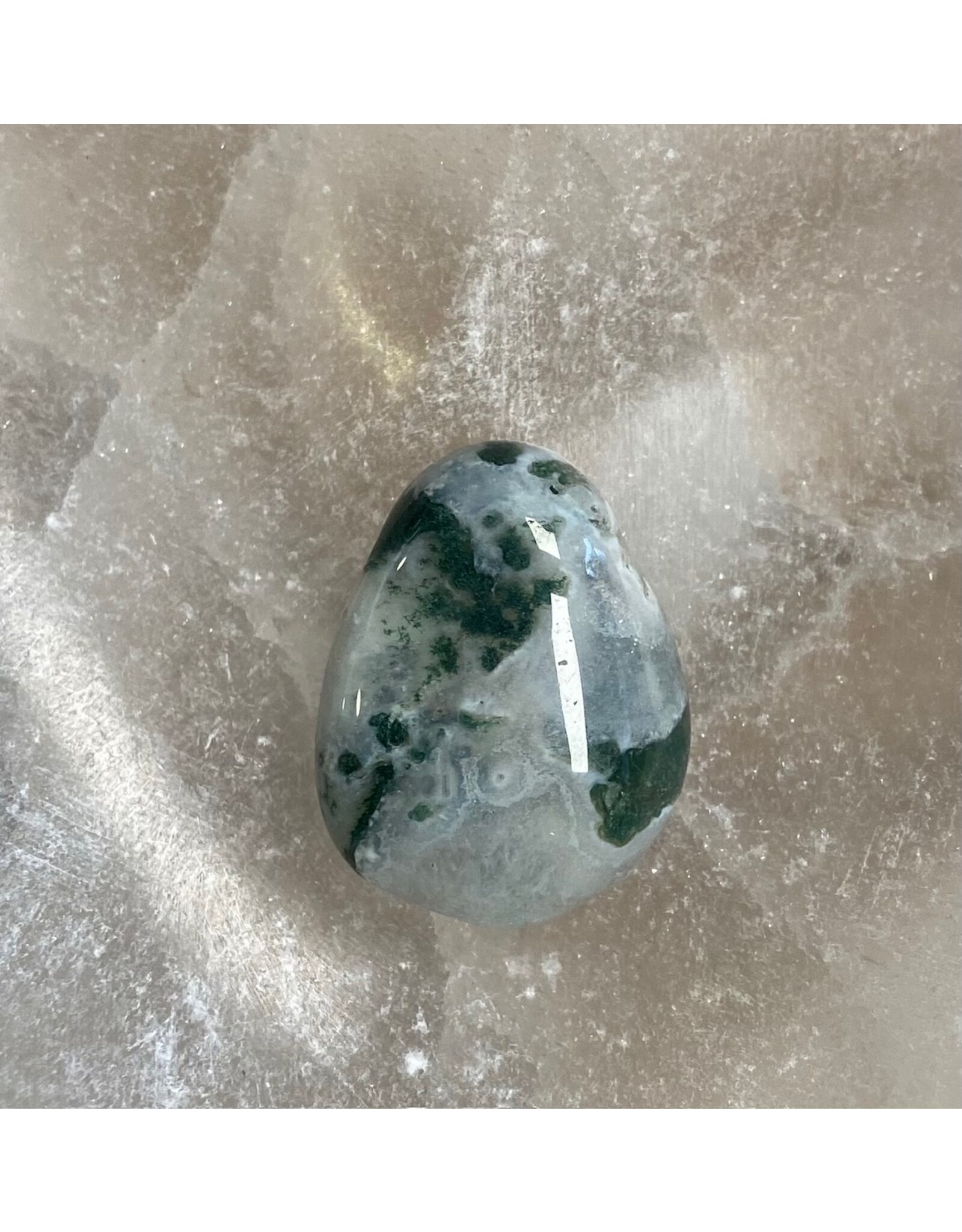 Boomagaat doorboord hanger edelsteen