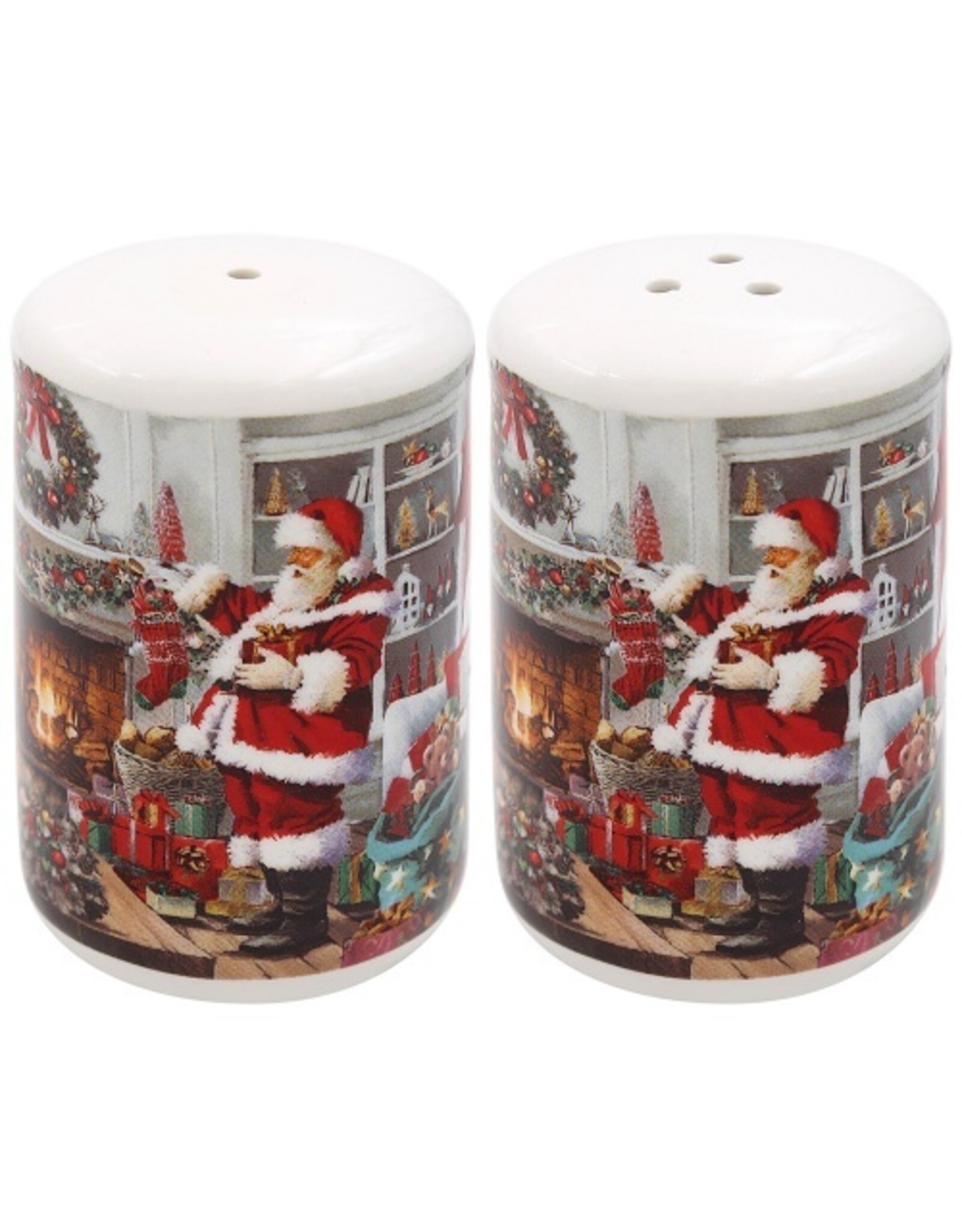 Lesser & Pavey  Zout en peper set magic of christmas kerstman