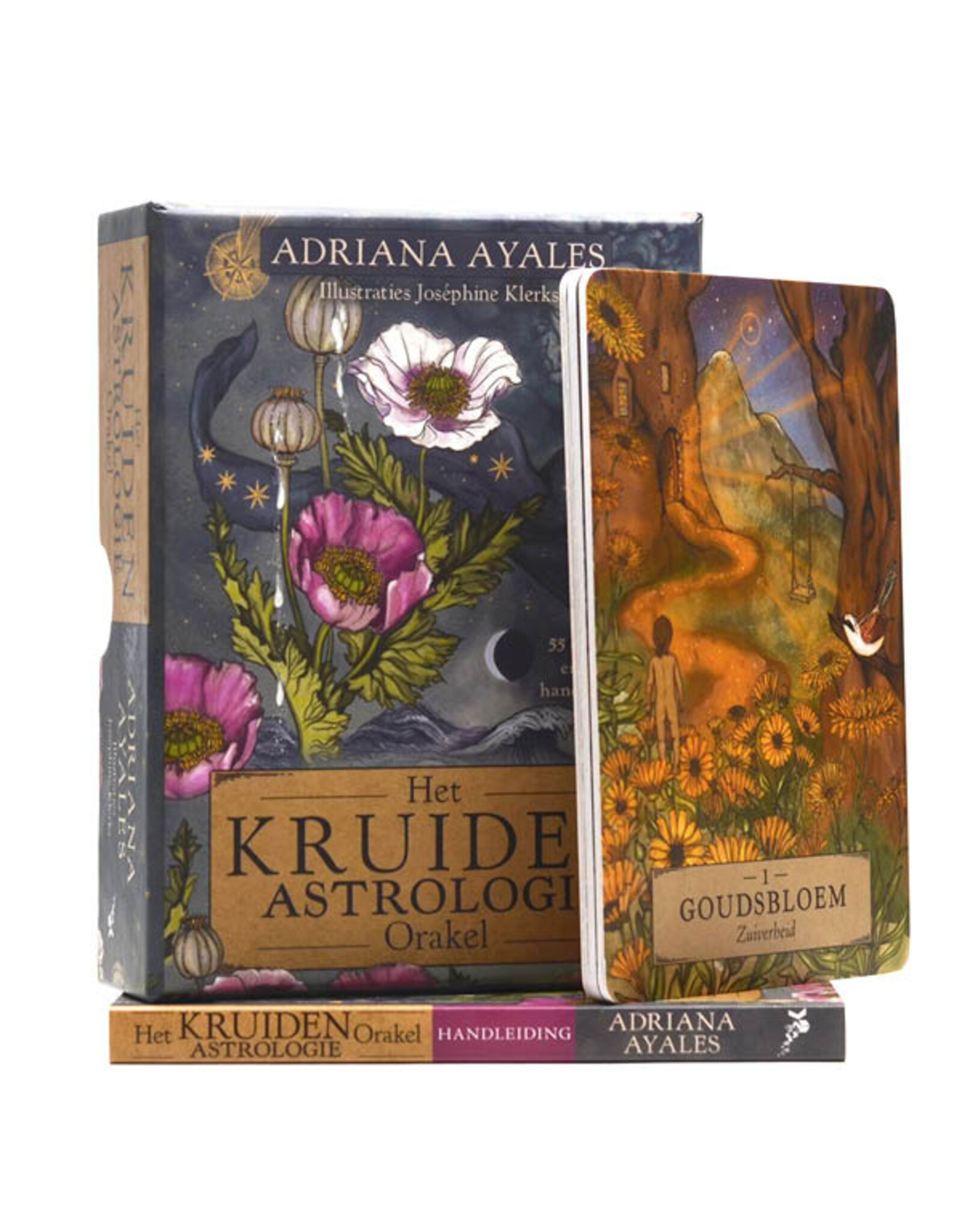 Het kruiden astrologie orakel kaarten set