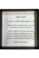 Heren armband lapis lazuli edelsteen