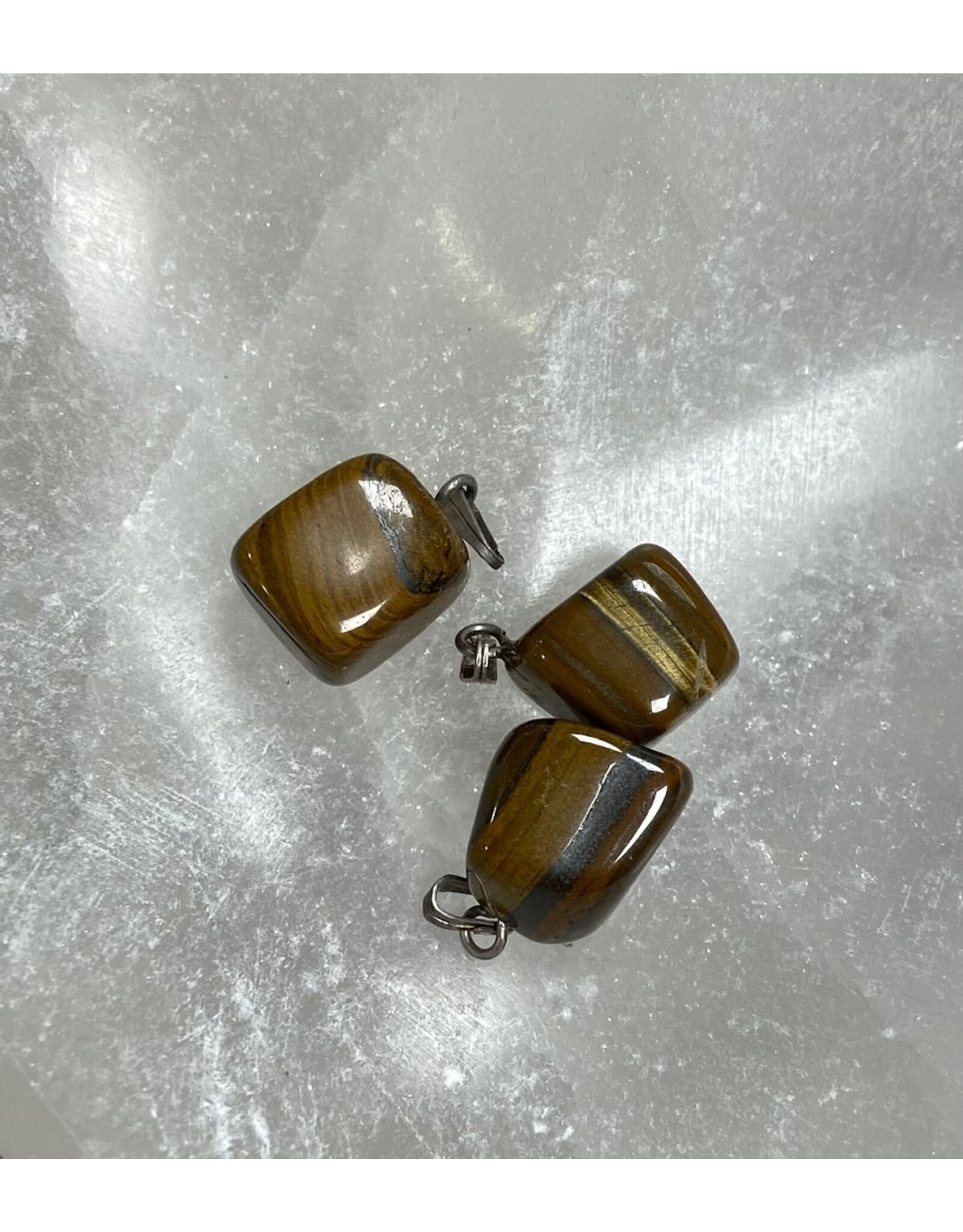 Tijgerijzer hanger vrije vorm