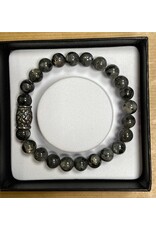 Labradoriet armband heren  8mm