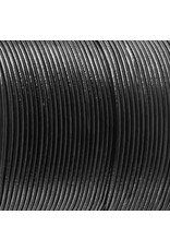 Leer koord zwart 1 meter  2 mm Leer koord zwart 1 meter  2 mm