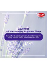 HEM wierook Lavender (lavendel)  kegeltjes Hem (cones)