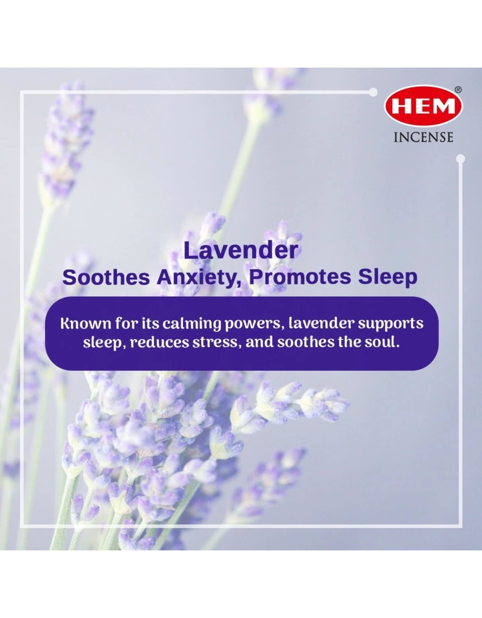 HEM wierook Lavender (lavendel)  kegeltjes Hem (cones)