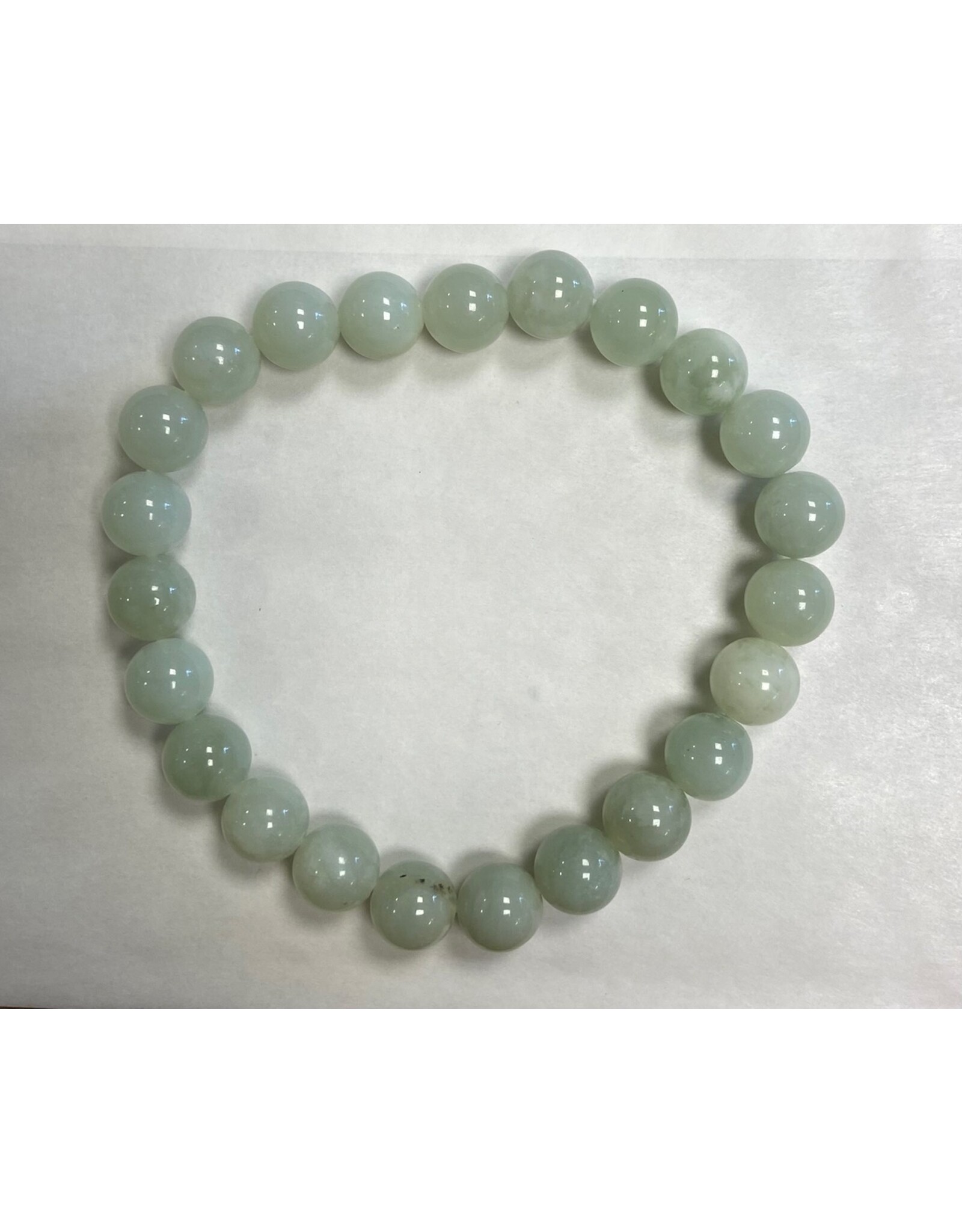 Jade groen kralen armband  8 mm