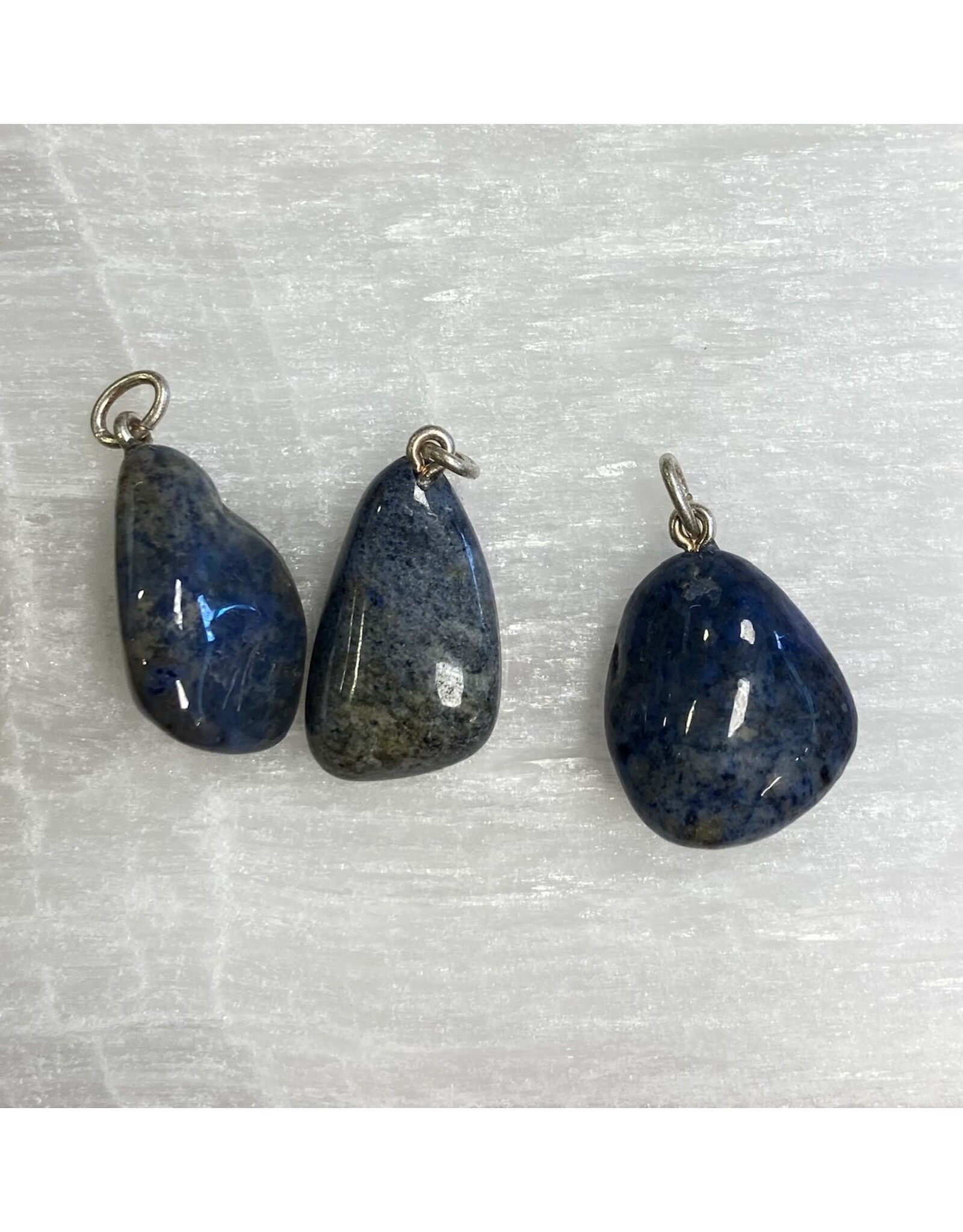 Dumortieriet edelsteen blauw hanger