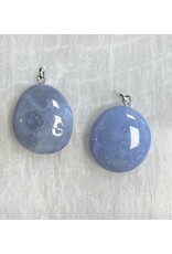 Chalcedoon edelsteen hanger royaal