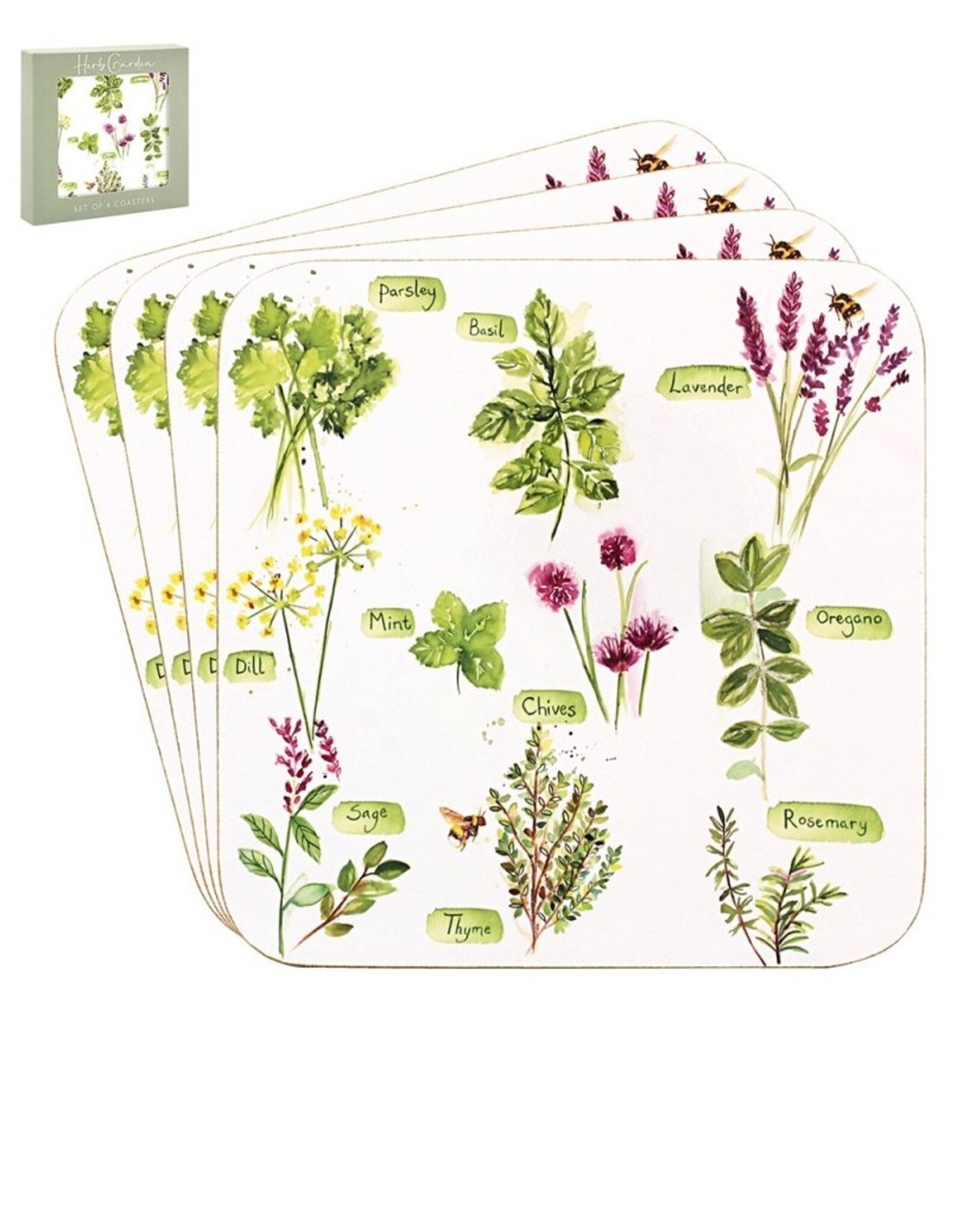 Leonardo collectie Onderzetters kruiden