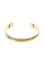 Biba bijouterie Armband Biba rosé goud smal