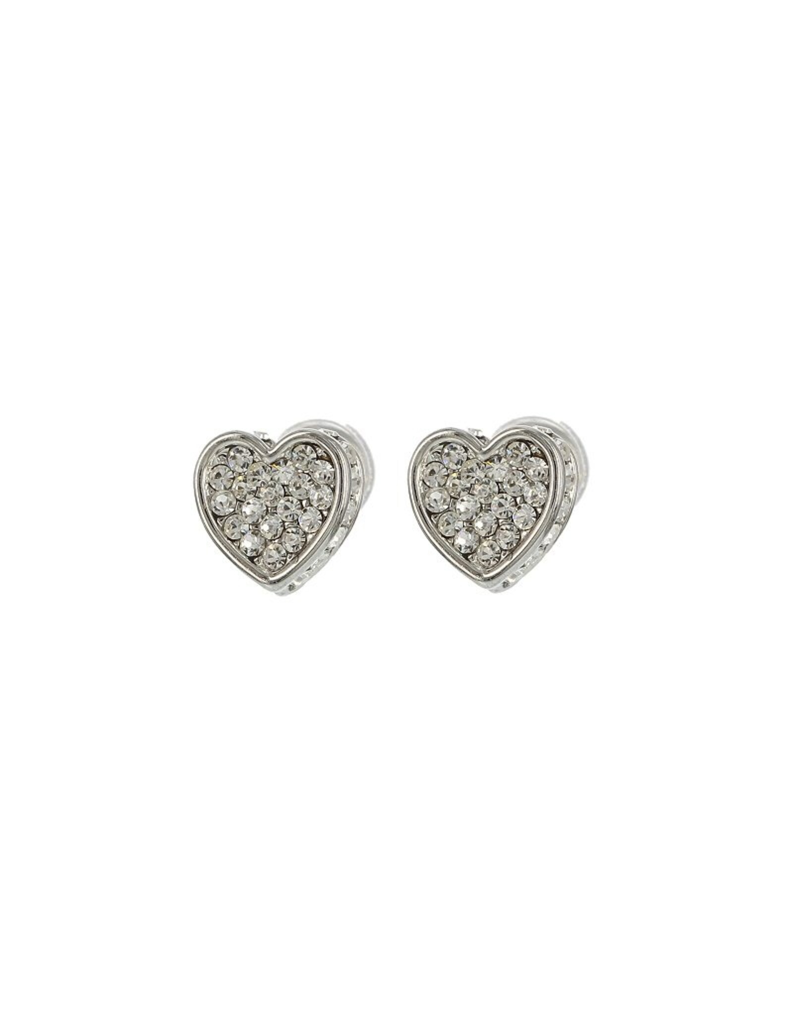 Biba bijouterie Oorbellen hart zilver