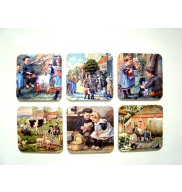 Onderzetters Ot en Sien 6 stuks