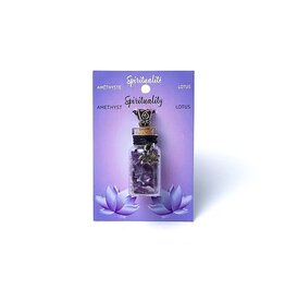 Amethist lotus flesje