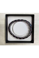 Hematiet amethist armband heren