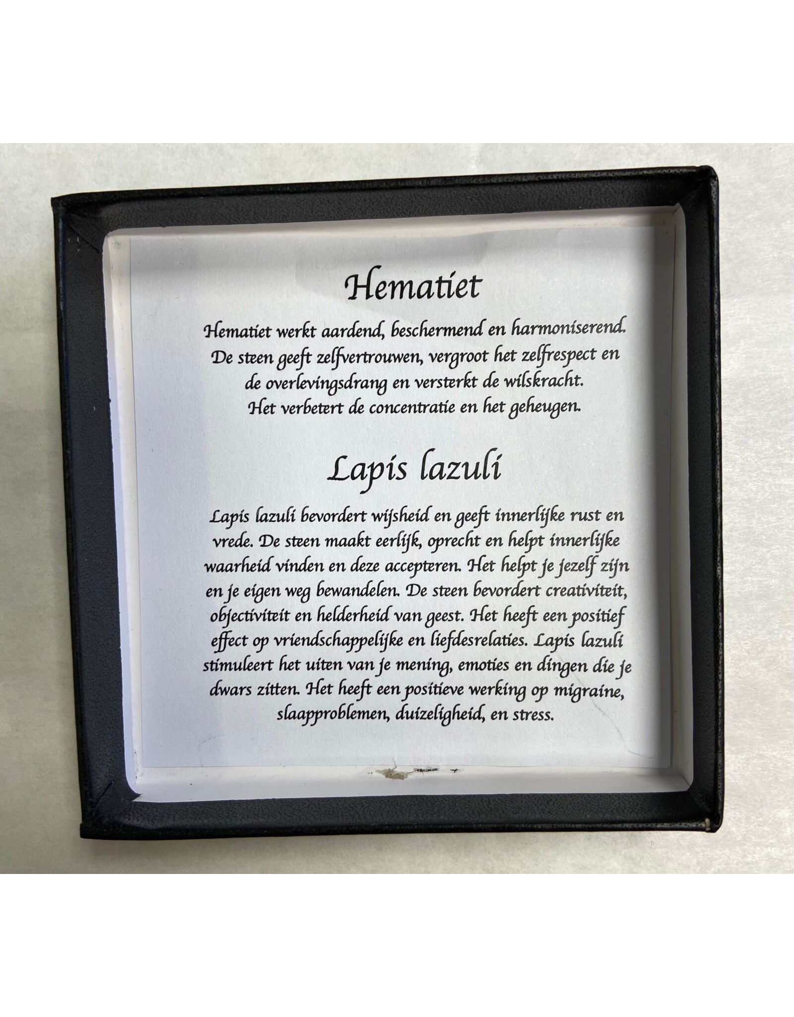 Hematiet lapis lazuli armband heren
