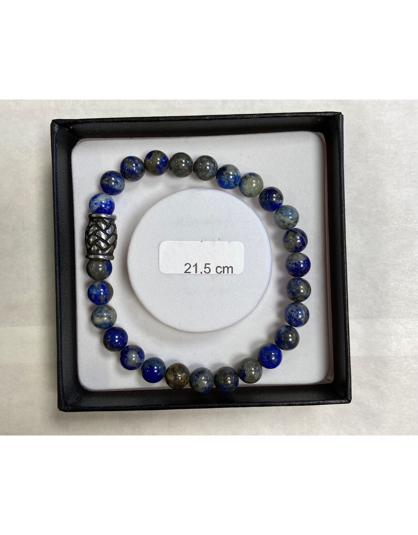 Heren armband lapis lazuli edelsteen