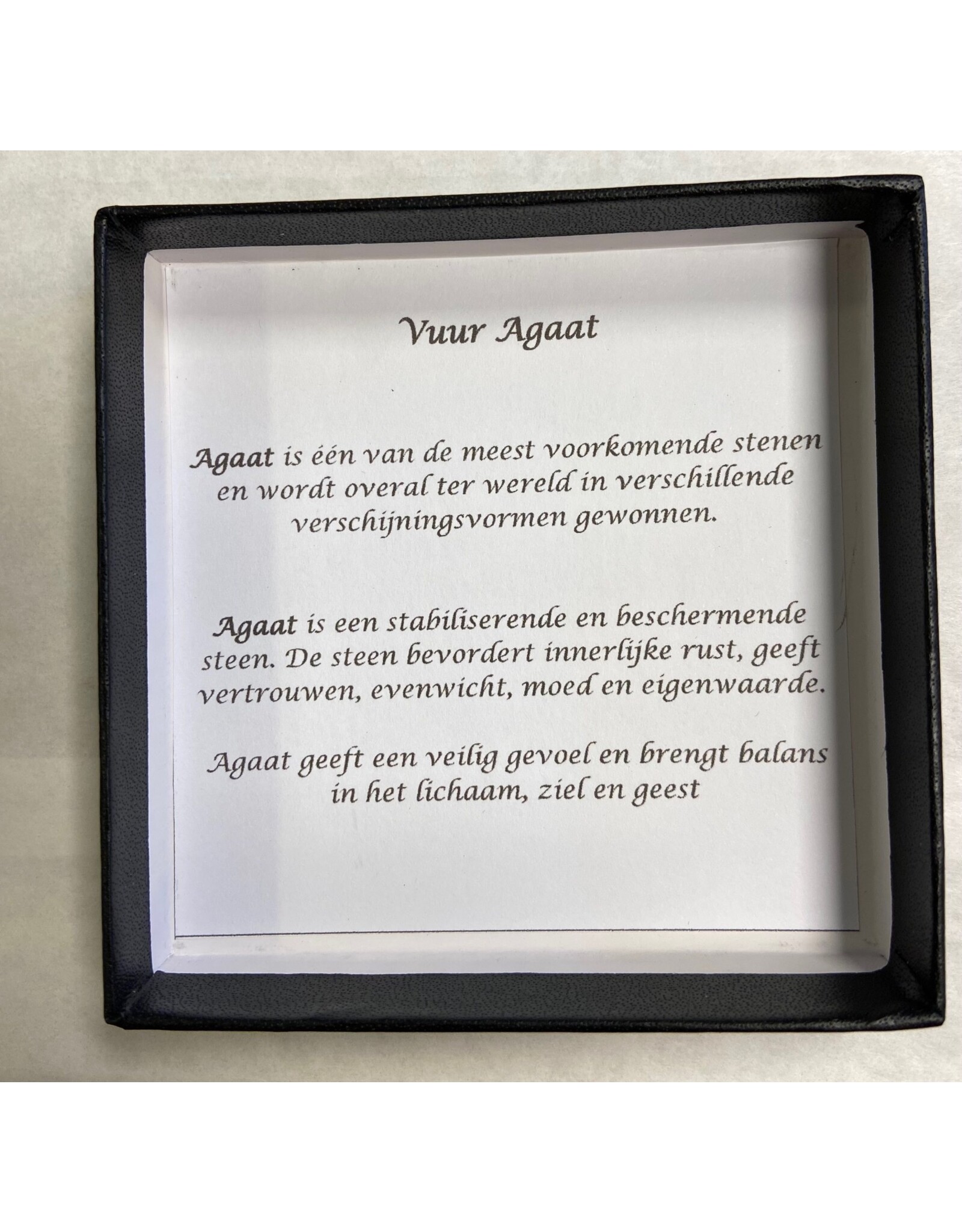 Heren armband vuur agaat edelsteen
