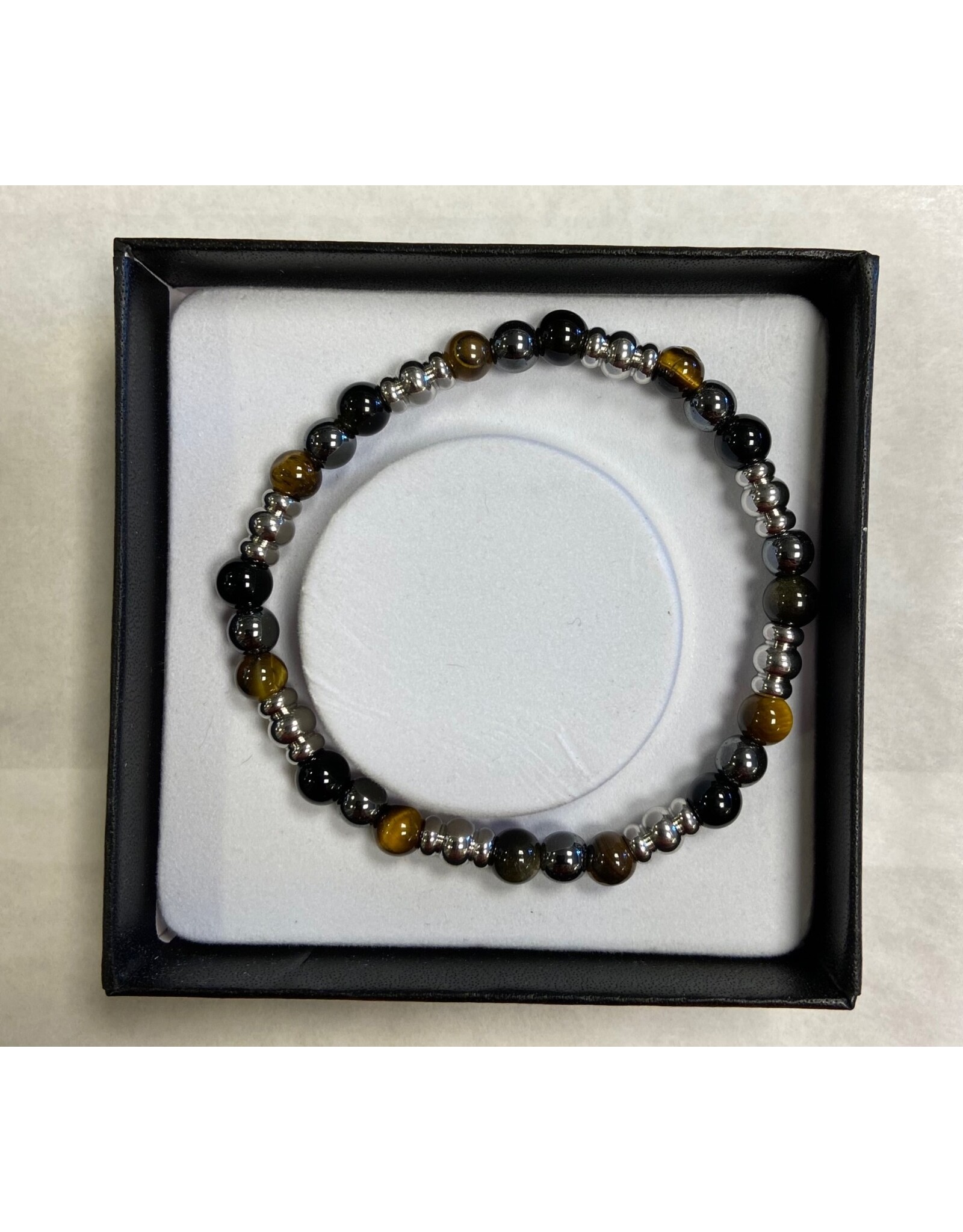Heren armband edelstenen power