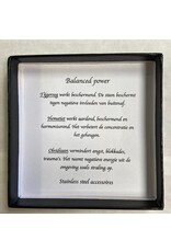 Heren armband edelstenen power