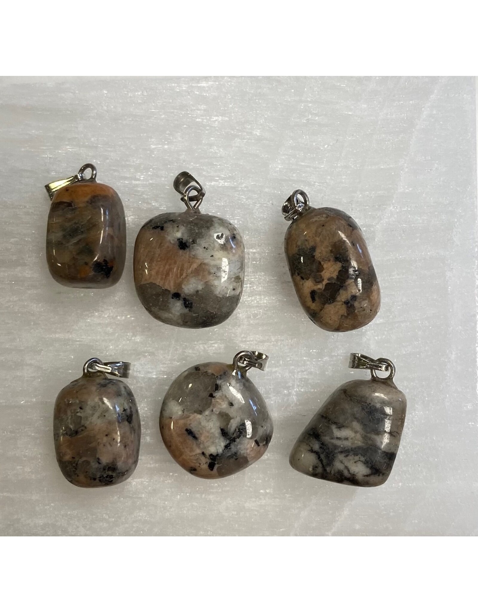 Graniet edelsteen hanger