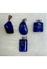 Lapis Lazuli vrije vorm hanger