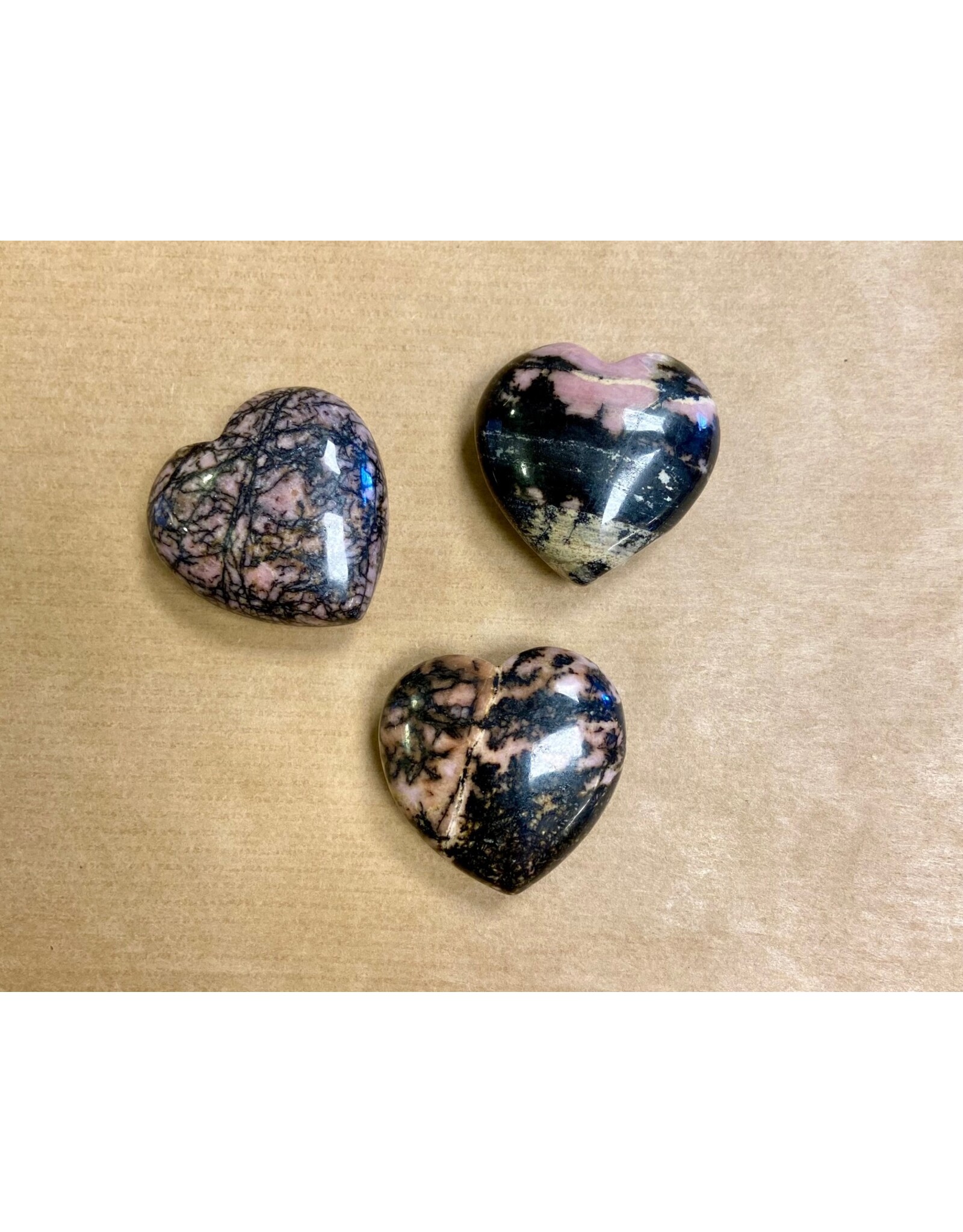 Rhodoniet hart 3 cm