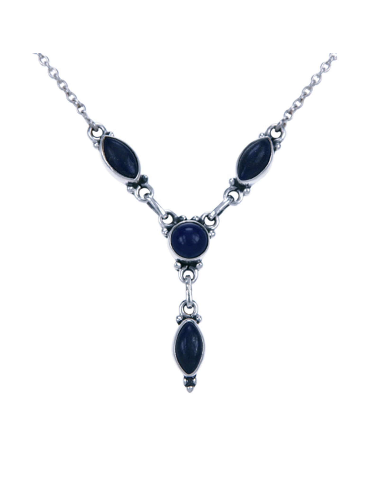 Lapis Lazuli  ketting zilver